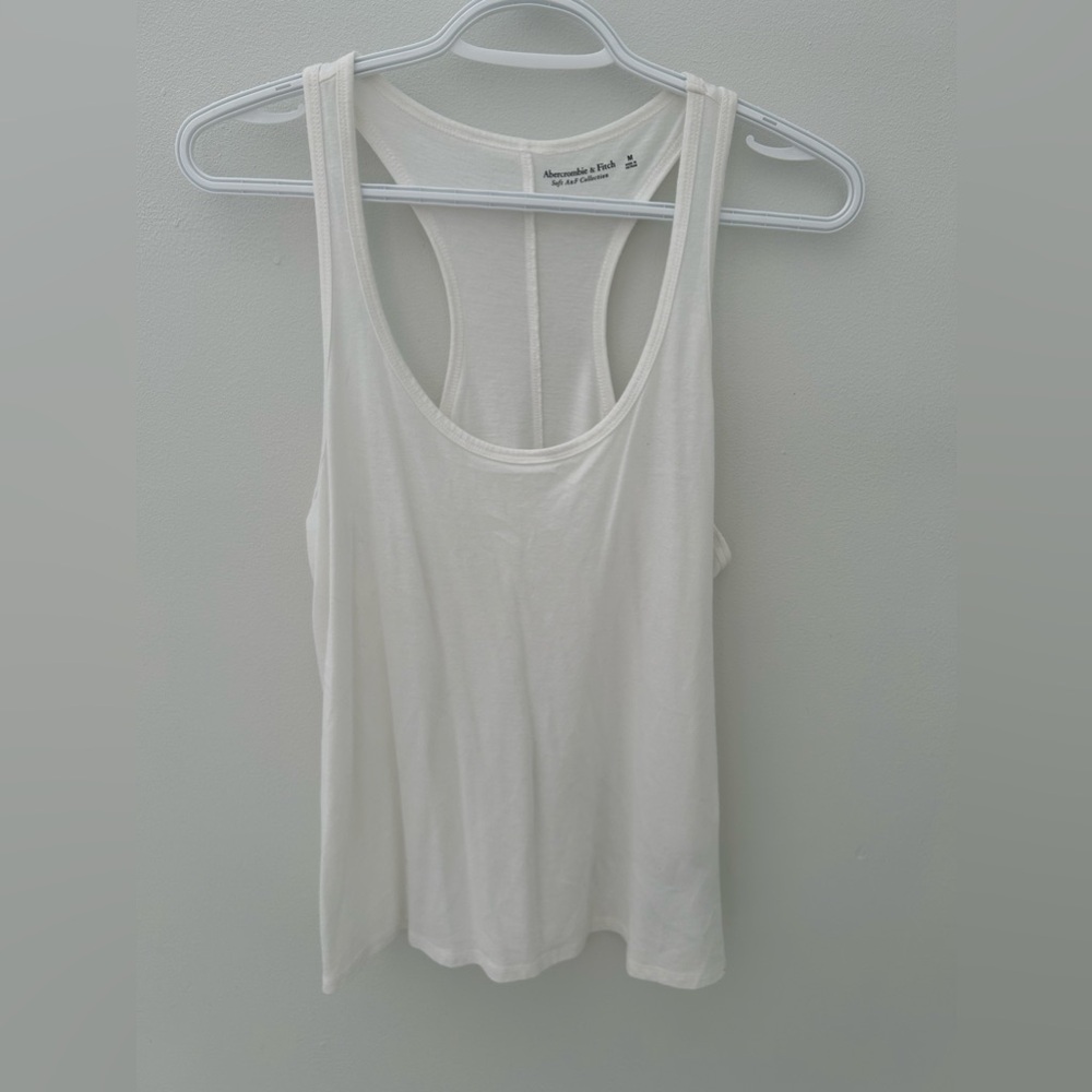 Abercrombie & Finch White Tank Top